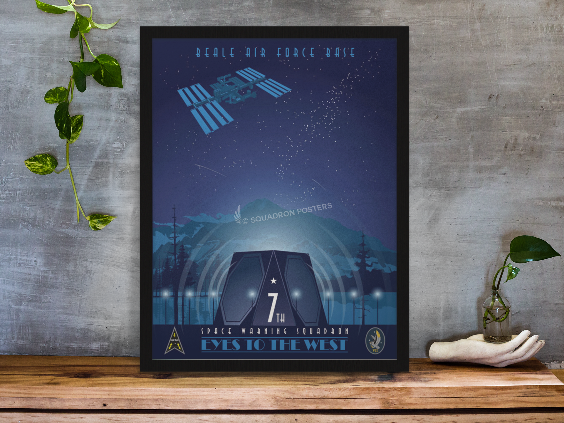 Beale AFB 7th SWS with New Patches - Squadron Posters