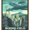 Boeing Field E-3 Seattle Poster