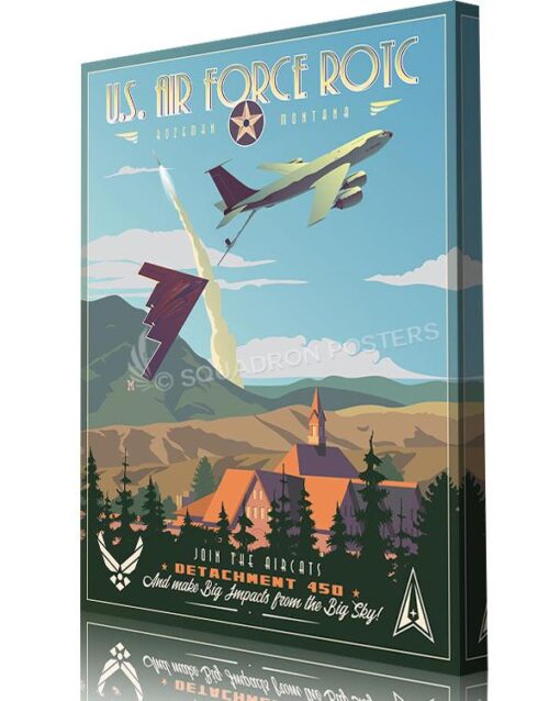 Rotc Poster Bozeman Montana USAF ROTC Det 450 - Squadron Posters