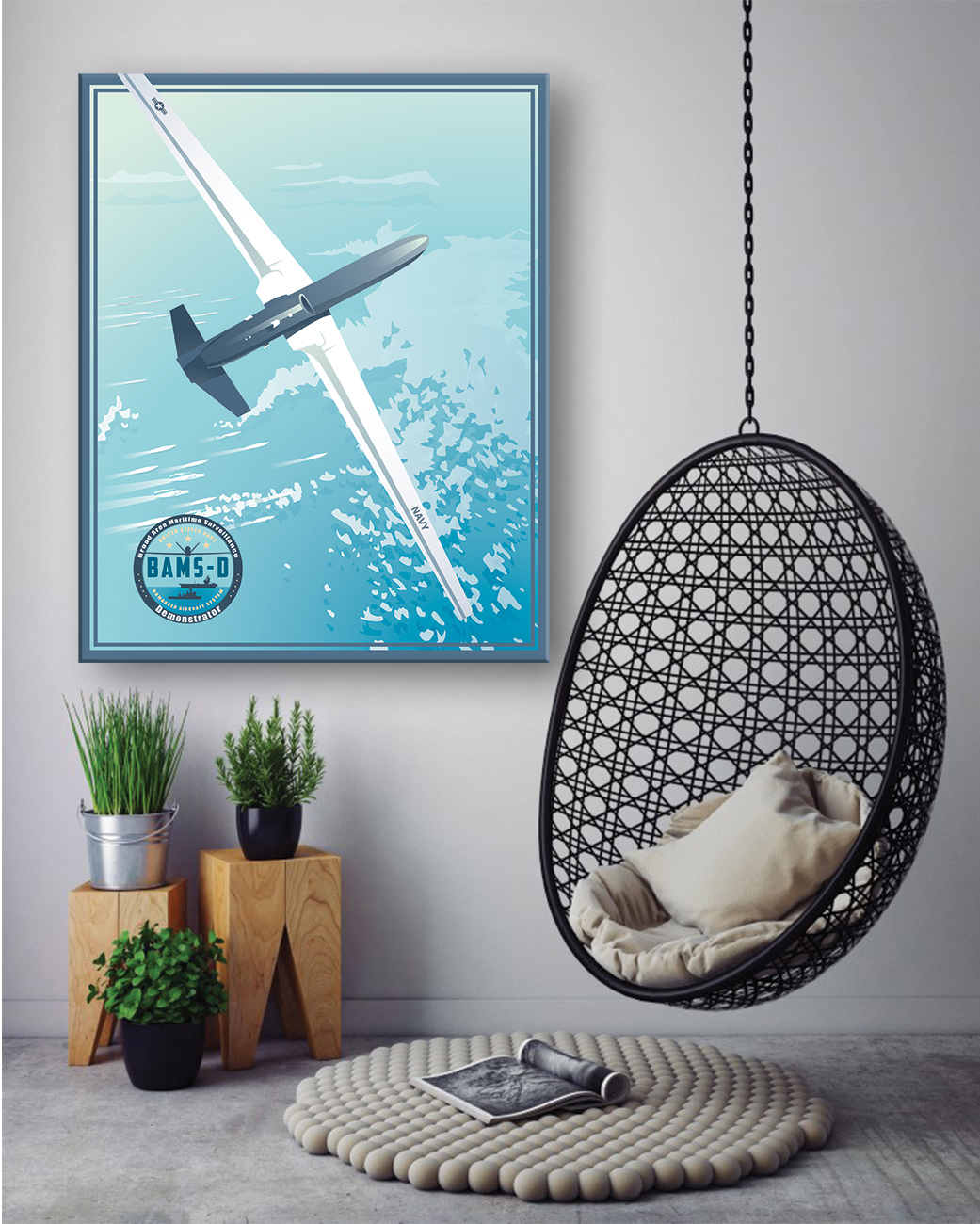 Broad Area Maritime Surveillance Demonstrator, RQ-4A canvas SP01000