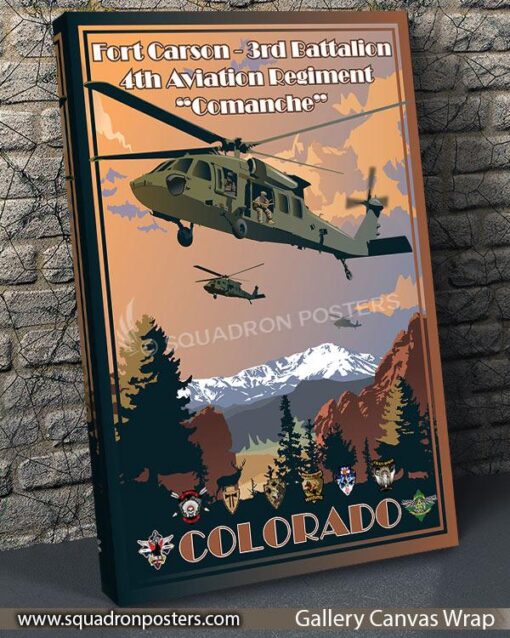 Butts Army Airfield Fort Carson Colorado 3-4 Aviation Regiment ...