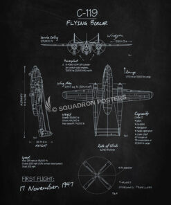 C-119 Flying Boxcar Blackboard