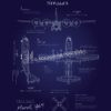 C-130H Blueprint Art