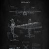 C-130H_Blueprint_Blackboard_SP00850-featured-aircraft-lithograph-vintage-airplane-poster-art