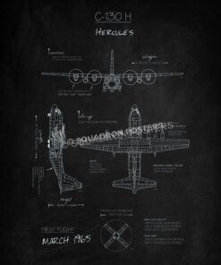 C-130H Blackboard Art
