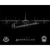 C-130J 41st AS Little Rock AFB Jet Black Lithograph