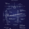 C-130J Super Hercules Blueprint Art