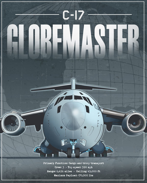 C 17 GLOBEMASTER IIIS INTRA 4133 Photo Picture Poster Print Art A0 A1 A2 A3 A4 