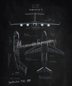 C-17 Globemaster III Blackboard Art
