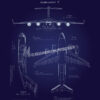 C-17 Globemaster III Blueprint Art C-17 Globemaster III Blueprint Art