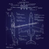 C-21 Blueprint Art