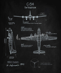 C-54 Skymaster Blackboard