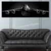 C-5M Super Galaxy C-5 Jet Black Super Wide Canvas Print