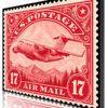 C-17 Air Mail Stamp Art C-17 Air Mail Stamp Art