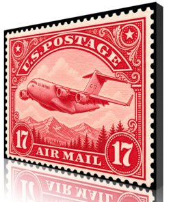 C-17 Air Mail Stamp Art