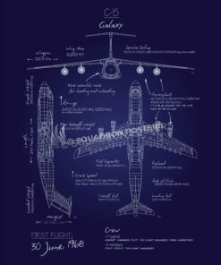 C-5 Galaxy Blueprint Art