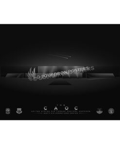 CAOC – 609th Air Operations Center Jet Black Lithograph
