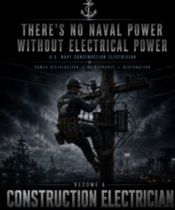 Seabee Construction Electrician Art by Squadron Posters!
