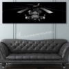 CH-53E HMH-772 Jet Black Super Wide Canvas Print