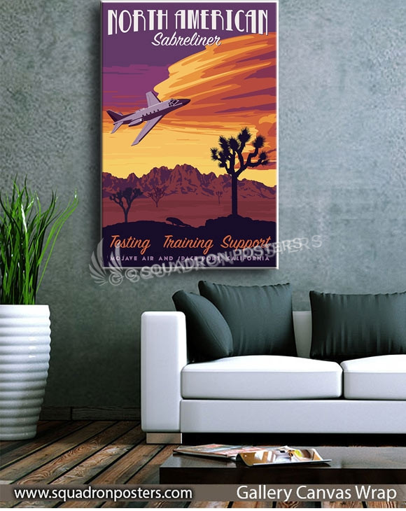 California_Sabreliner_Flight_Research_SP00949-squadron-posters-vintage-canvas-wrap-aviation-prints