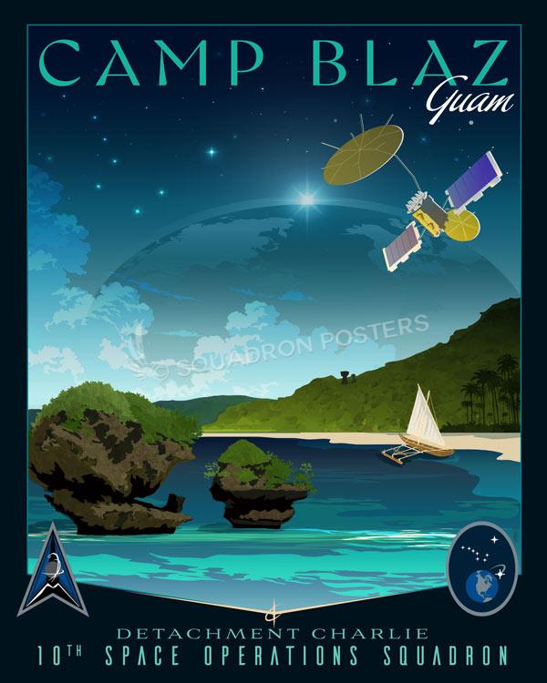 Camp Blaz 10th SOPS Det Charlie Art by Squadron Posters!