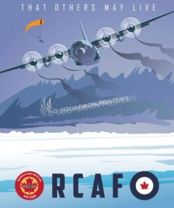 Canada_CC-130_435_SQN_SP01059-featured-aircraft-lithograph-vintage-airplane-poster-art