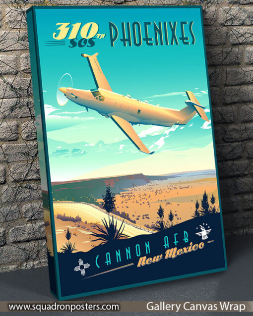 Cannon AFB New Mexico 310th SOS Art - Squadron Posters