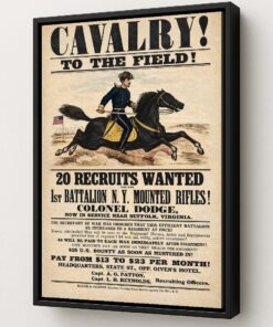 Cavalry To The Field Civil War Poster