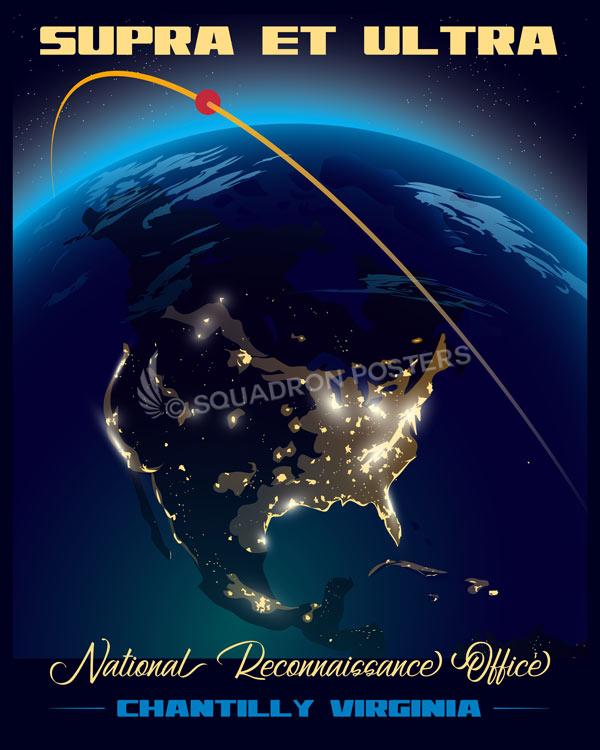 Chantilly Virginia National Reconnaissance Office Art by - Squadron Posters!