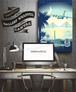 Charleston C-17 17th AS SP00726 aircraft-prints-posters-vintage-art