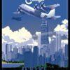 Chicago C-130 928th AW SP00732 featured-aircraft-lithograph-vintage-airplane-poster-prints