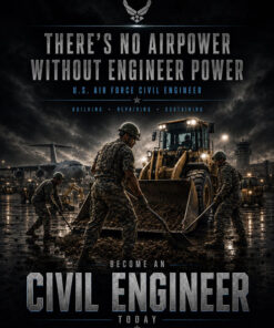 U.S.A.F. Civil Engineer Night Art by Squadron Posters!