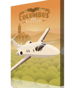 Columbus T-1 jayhawk-vintage-aviation-print