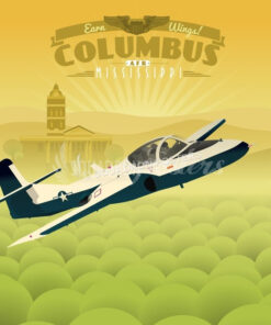Columbus AFB T-37 Tweet aviation art by - Squadron Posters!