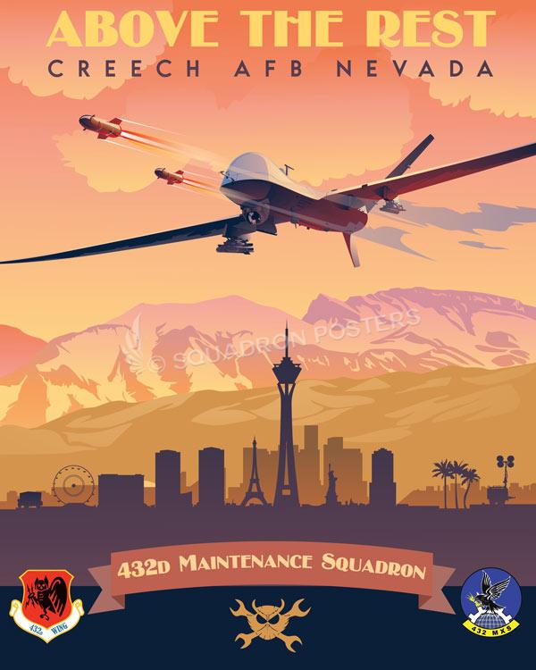 Creech AFB MQ-9 432d MXS