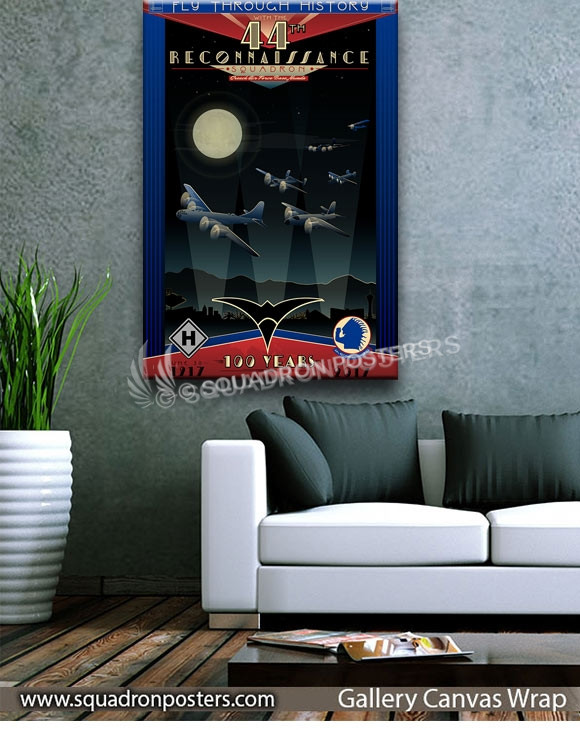 Creech_AFB_NV_44th_Recon_Sq_100_Anniversary_SP01353-squadron-posters-vintage-canvas-wrap-aviation-prints