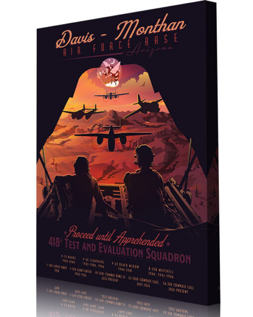 Davis-Monthan AFB 418th TES Art - Squadron Posters