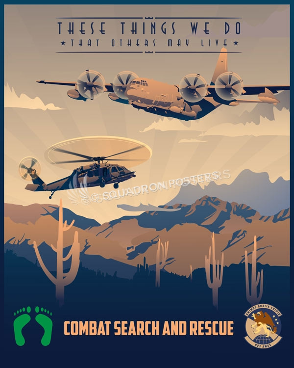 Davis_Monthan_HH-60G_HC-130J_923_AMSX_SP00905-featured-aircraft-lithograph-vintage-airplane-poster-art