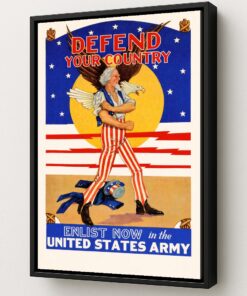 Defend Your Country Enlist Art