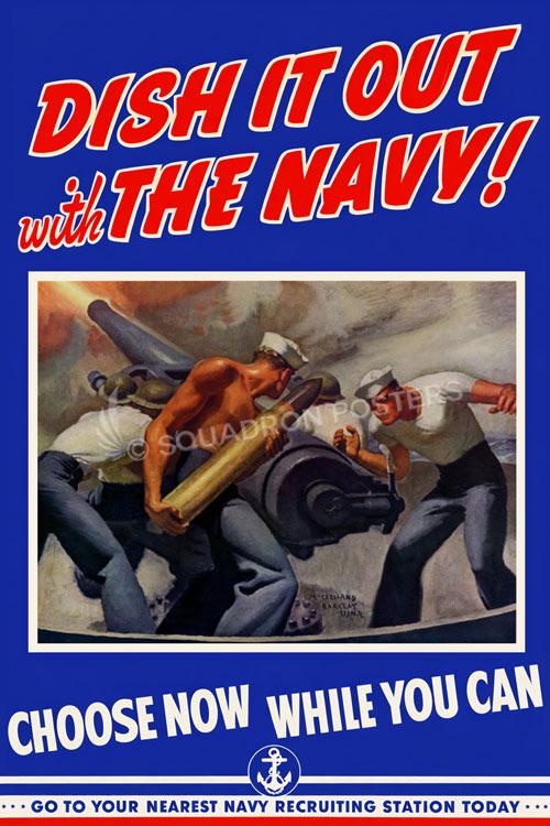 Dish it out with the Navy Historic Art