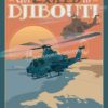 Djibouti Africa Cobra poster art