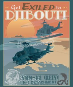 Djibouti VMM-161 Djibouti_Cobra_VMM-161_SP00875-featured-aircraft-lithograph-vintage-airplane-poster-art