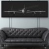E-8C JSTARS Jet Black Lithograph