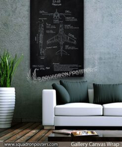 EA-6B_Prowler_Blackboard_R1_SP01284-squadron-posters-vintage-canvas-wrap-aviation-prints