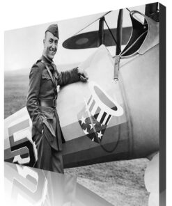 Eddie Rickenbacker Portrait of a Legend Canvas Wrap Poster Art by Squadron Posters!