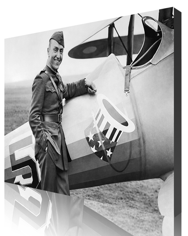 Eddie Rickenbacker Portrait of a Legend Canvas Wrap Poster Art by Squadron Posters!