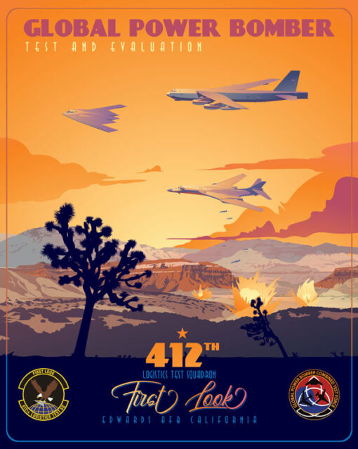 412th Rans Edwards AFB 412th LTS - Squadron Posters