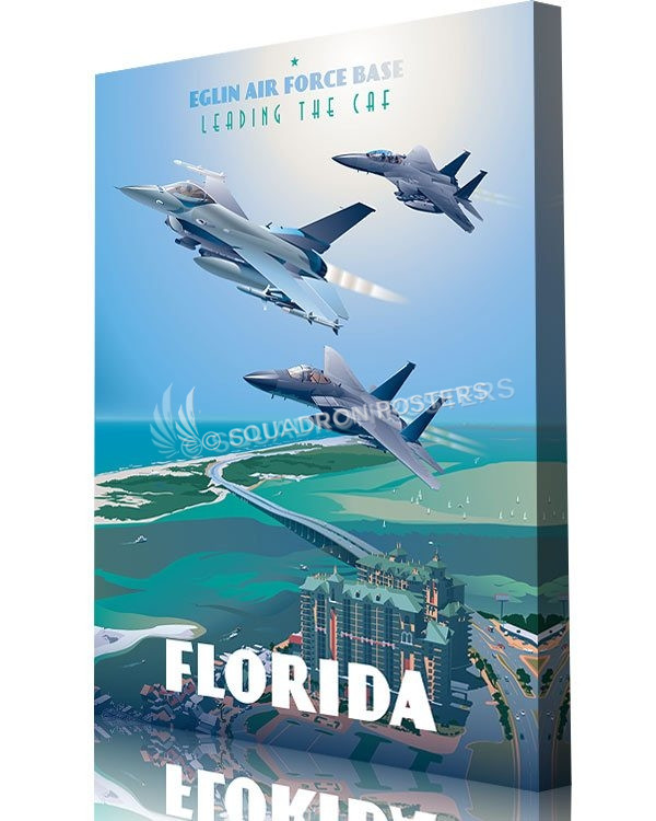 Eglin_AFB_F-15_F-16_85th_TES_Max_Shirkov_SP01533-aircraft-prints-posters-vintage-art