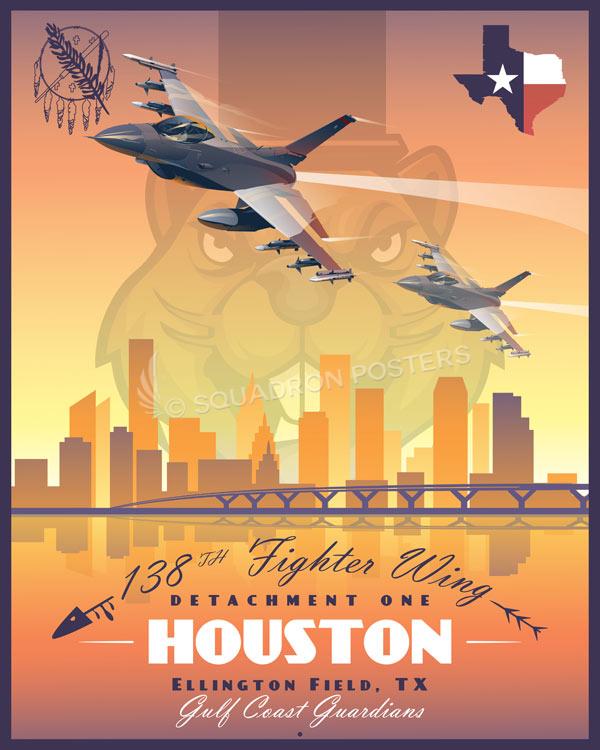 Ellington Field Houston Texas 138th FW Det 1 Art