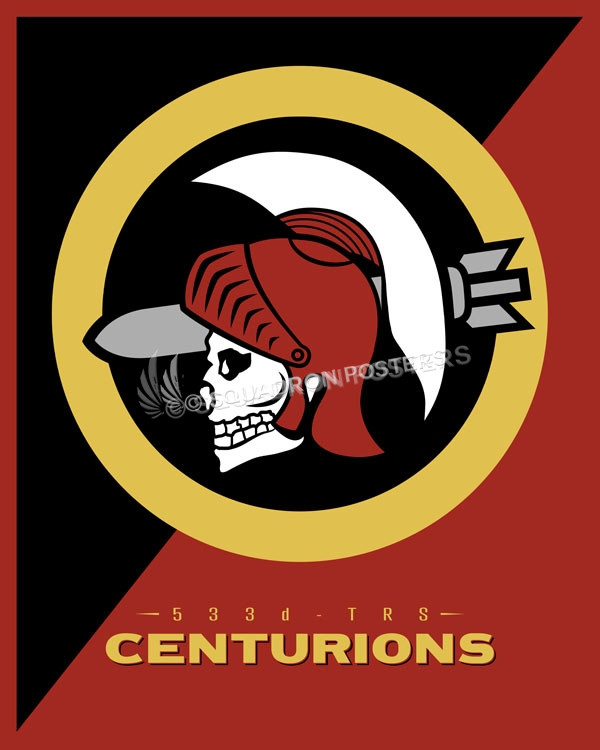 Emblem TRS 533d Centurions SP00733 featured-aircraft-lithograph-vintage-airplane-poster
